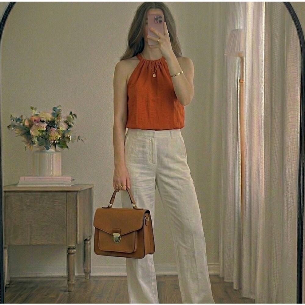 Maurices Rust Peasant Short Sleeve Top 2X NWT Textured Lightweight Blouse